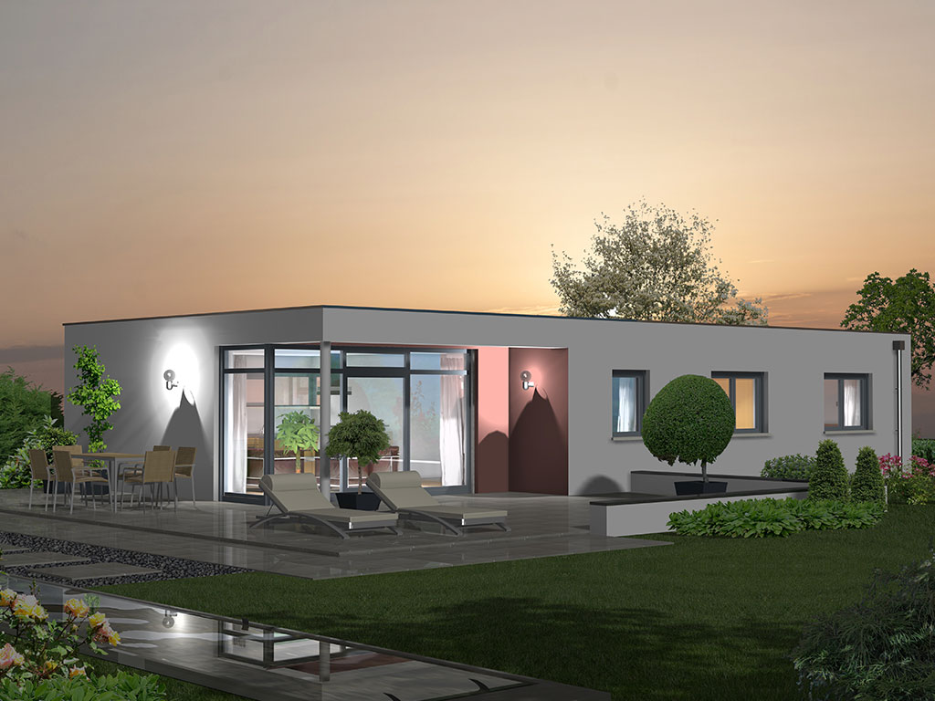 MYM Hausbau Blog 5 MYMWissenswertes - Bungalow Wohnen auf einer Ebene