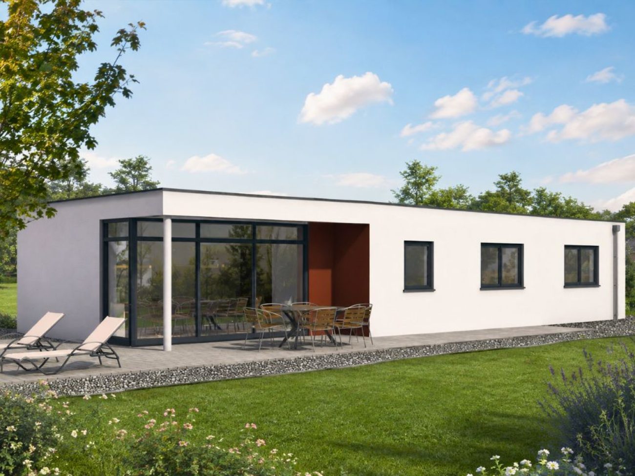 Bungalow 90m² Fotorealistisch